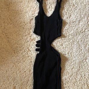 Black Cut Out Dress